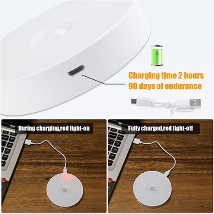 6-Pack LED Cabinet Lights with Motion Sensor Dimmable 3000-6000K