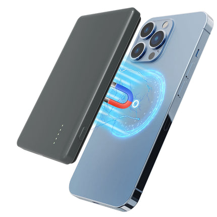 In 1 5000mAh 8Mm Slim Magsafe Wireless Power Bank PD20W