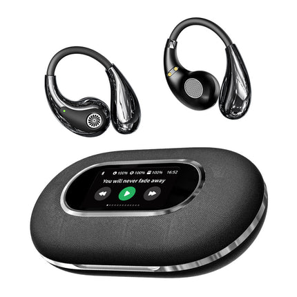 Noise-canceling Wireless Bluetooth Headphones With A Screen