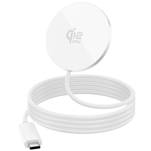 Qi22 25w Super-fast Charging Magnetic Wireless Charger For Iphones Ultra-thin Al