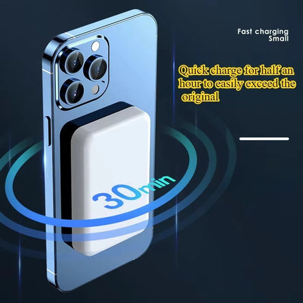20w Power Bank Magnetic 10o00mah Portable Wireless Fast Charging Powerbank For M