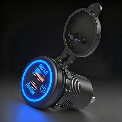 The 60W Mobile Phone Charger For Automobiles, Motorcycles