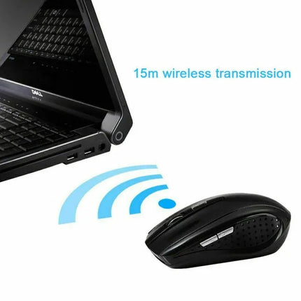 2.4GHz Wireless Optical Mouse with USB Receiver 800-1600 DPI