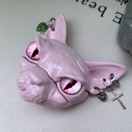 Creative Sphynx Hairless Cat Earphone Case