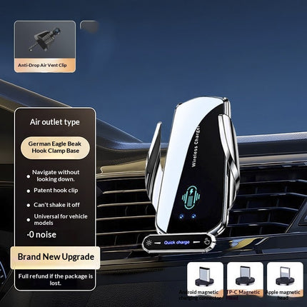 In-Car Wireless Charging And Navigation Mount For Your Phone