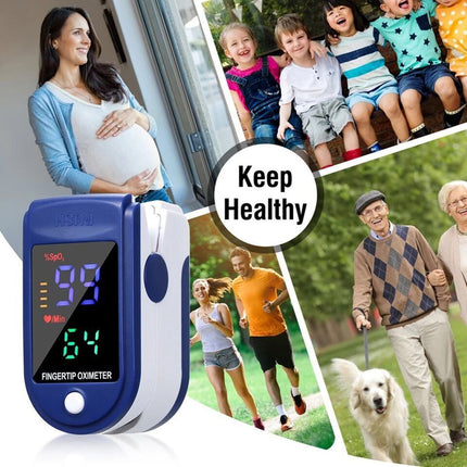 Finger Pulse Oximeter SpO2 Blood Oxygen Heart Rate Monitor