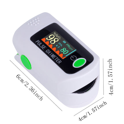 X1805P Fingertip Pulse Oximeter Digital Black - Oxygen & Heart Rate Monitor