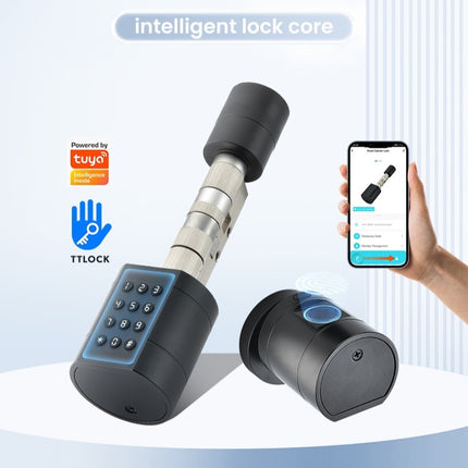 Smart Lock Cylinder Graffiti-proof Bluetooth Fingerprint Password Lock For Indoo