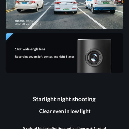 In-car Ultra-clear Night Vision Parking Monitor24 Hours A Day