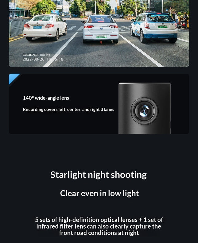 In-car Ultra-clear Night Vision Parking Monitor24 Hours A Day