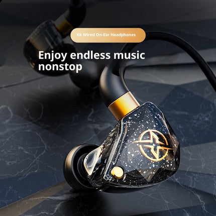 Sports Extra Bass Cellphone 3 M Lengthened Wired Headset For Anchor
