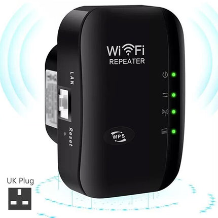 WiFi Extender Booster, WiFi Repeater Range Covers With Ethernet Port, WiFi Signa