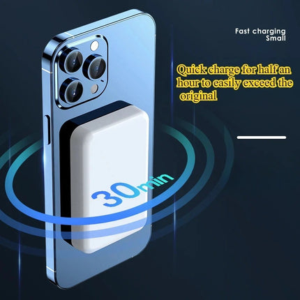 20w Power Bank Magnetic 10o00mah Portable Wireless Fast Charging Powerbank For M