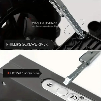 In-1 Stainless Steel Multi-Tool With Phone Stand, Folding