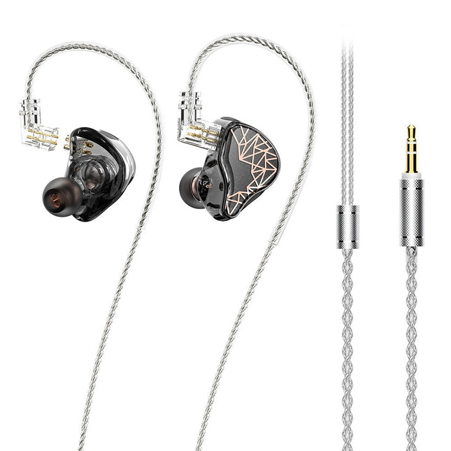 In-ear Tablet & Moving Coil Unit Wired Hifi Music Game Earphone