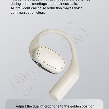 Ows Open-Ear Headphones, 5.3 Wireless Earbuds, High-Fidelity