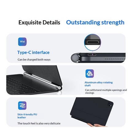 Magic Keyboard Air 67 Protective Case Pro 11 Magnetic