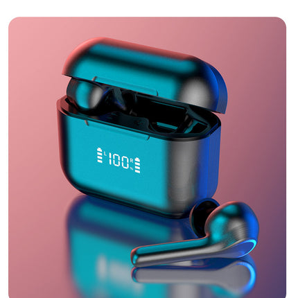 Touch Control Bluetooth Mini Earphones for Sports Music Stereo Digital Display in-ear Wireless Earbuds