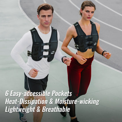 Nepfaivy Running Vest Women And Men Reflective Running Vest