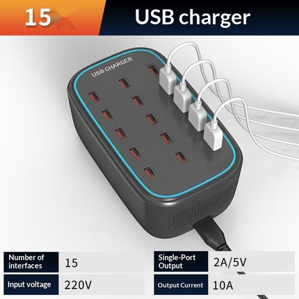 Universal Multi-port USB Charger For Mobile Phones