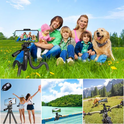 Flexible Phone Tripod with Remote & 360° Ball Head for Smartphone