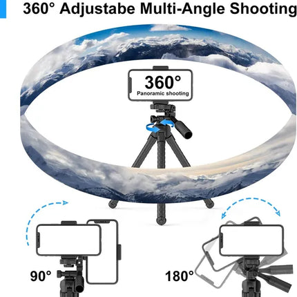 Flexible Phone Tripod with Remote & 360° Ball Head for Smartphone
