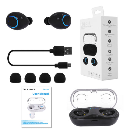Wireless TWS Stereo Earbuds - Bluetooth In-Ear Headphones
