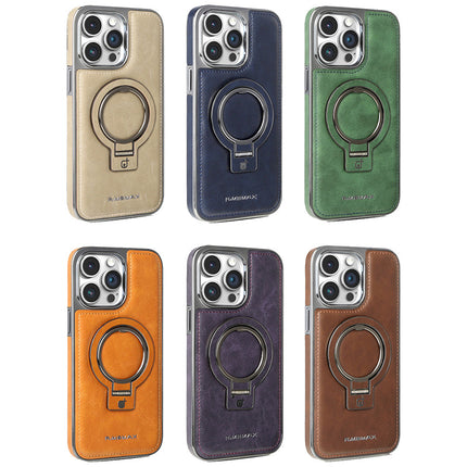 Business Leather Magnetic Stand Phone Case