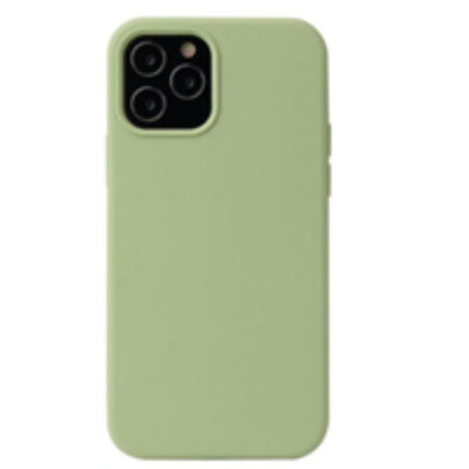 For Silicone Case 12 11 Pro X Xr Xs Max 8 7 6 Liquid Rubber Cover--mint Green