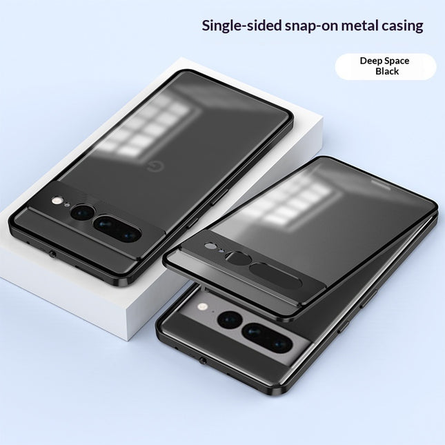 Metal Frame Protective Case for Google Pixel - Matte & Shock-Resistant