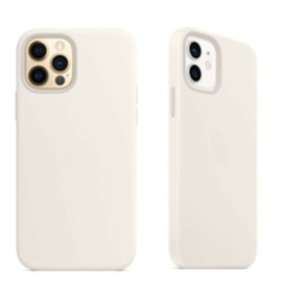 For Silicone Case 12 Liquid Rubber Cover--white