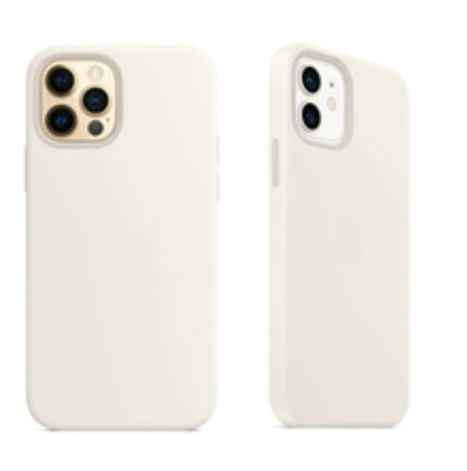 For Silicone Case 12 Liquid Rubber Cover--white