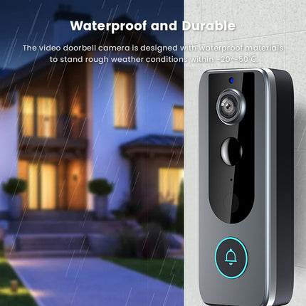 Tuya Smart Wireless Doorbell With Video And WiFi Standard With Ding-dong Functio