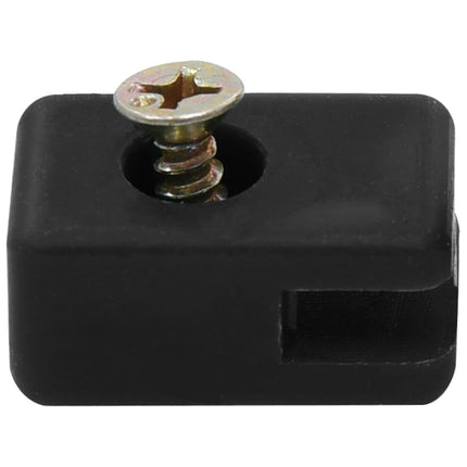 Tension Wire Holder With Screw, 100 Sets, Anthracite