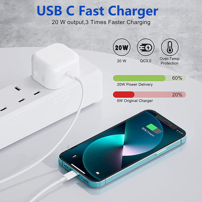 For I Phone 14 13 12 11 Pro Mini Xr Xs Max Fast Charging