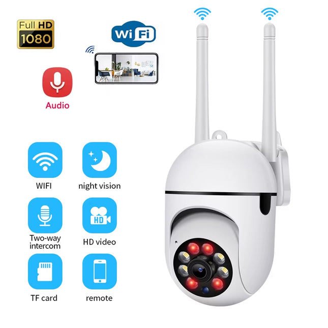 1080p WiFi Home Security Cctv Camera With Night Vision 2.4ghz 2.4g Surveillance