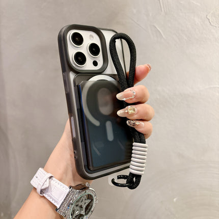 Sleek Light-Luxury Magnetic Card-Slot Phone Case In Skin