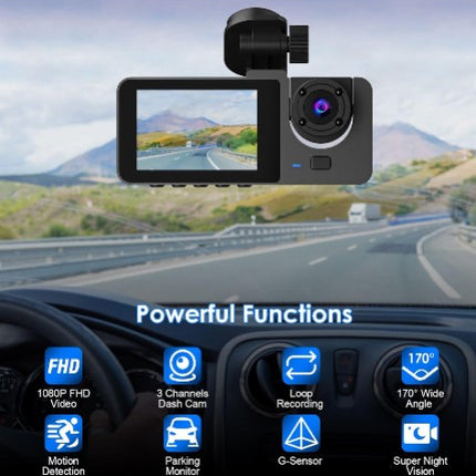 BlackBox DVR Dashcam 1080p HD with G-Sensor and Loop Recording