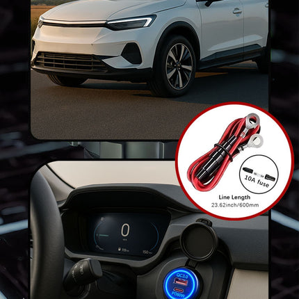 The 60W Mobile Phone Charger For Automobiles, Motorcycles