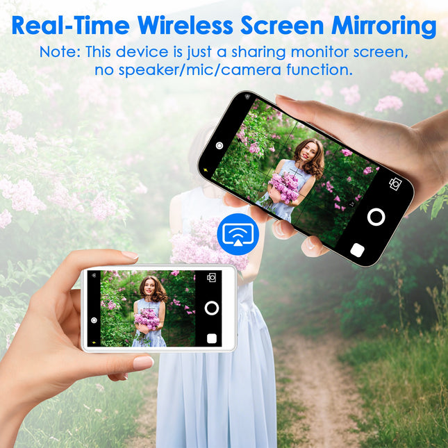 Vlog Selfie Monitor Screen Magnetic Rear Camera Phone