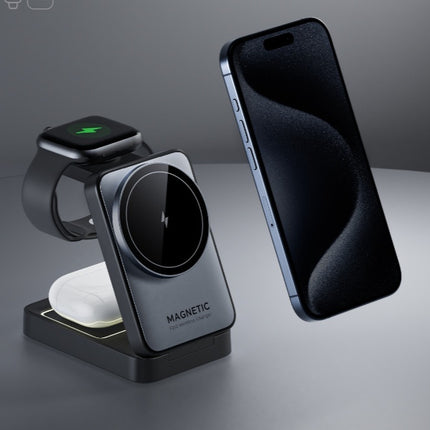 Fast-Charging Multi-Function Magnetic Wireless Phone Charger