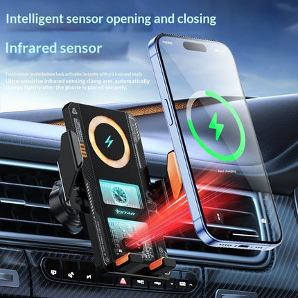 High-end Mechanical-style Wireless Charger With Automatic Sensing Designed Speci