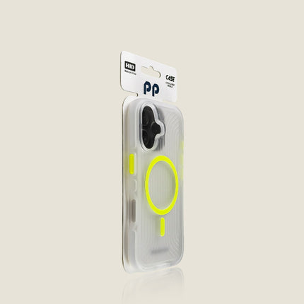 Black Matte Skin-Feel Striped Phone Case With Magnetic