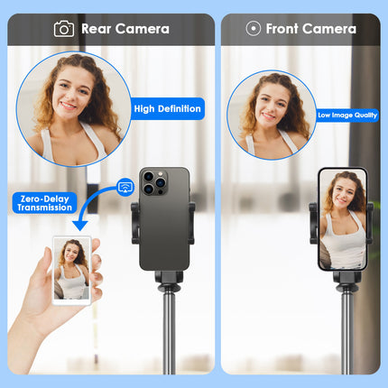 Vlog Selfie Monitor Screen Magnetic Rear Camera Phone