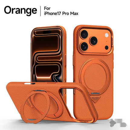 Magnetic Grille-Pattern Phone Case For Made Of Pc Material