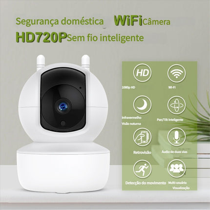 Yoosee 1080p WiFi Panoramic Lamp IP Camera White