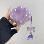 Purple fishtail pendant / AirPods 1 2