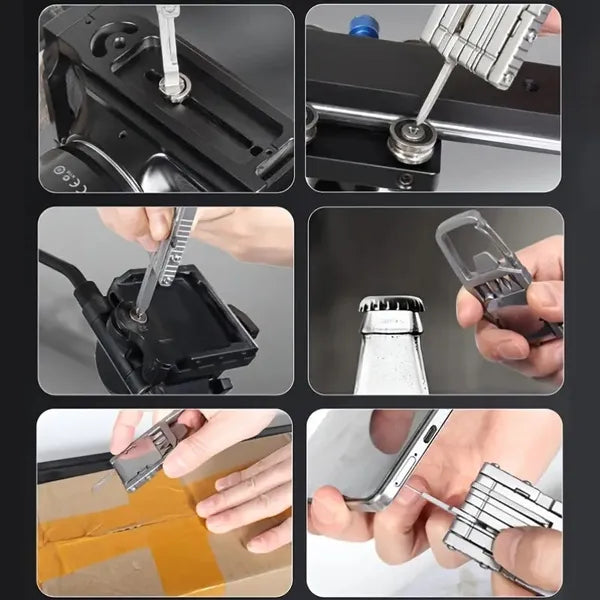 In 1 Multi-Function Gadgets Stainless Steel Combination
