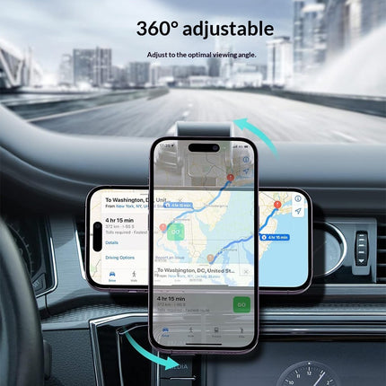 Qi 20 In-Car Phone Holder With Magsafe Magnetic Wireless