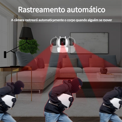 Yoosee 1080p WiFi Panoramic Lamp IP Camera White